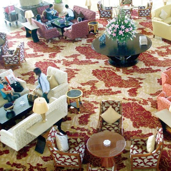 Custom luxury carpet produced by the Robotic Tufting Machine