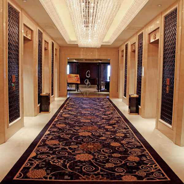 Custom luxury carpet produced by the Robotic Tufting Machine