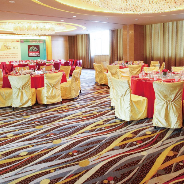 Custom luxury carpet produced by the Robotic Tufting Machine