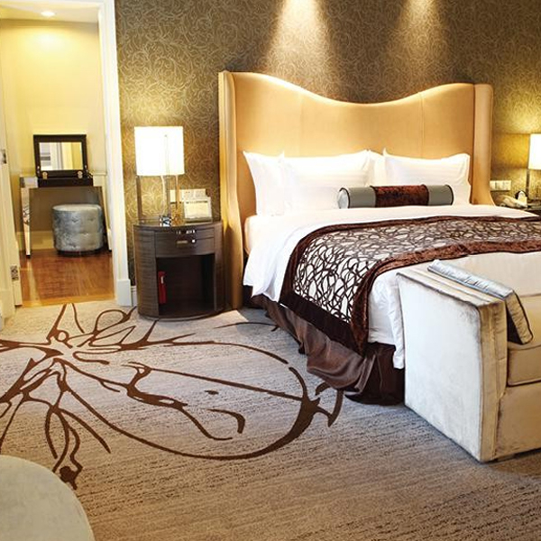 Custom luxury carpet produced by the Robotic Tufting Machine