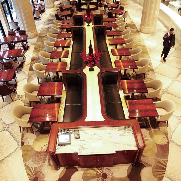 Custom luxury carpet produced by the Robotic Tufting Machine