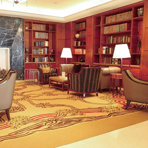 Custom luxury carpet produced by the Robotic Tufting Machine