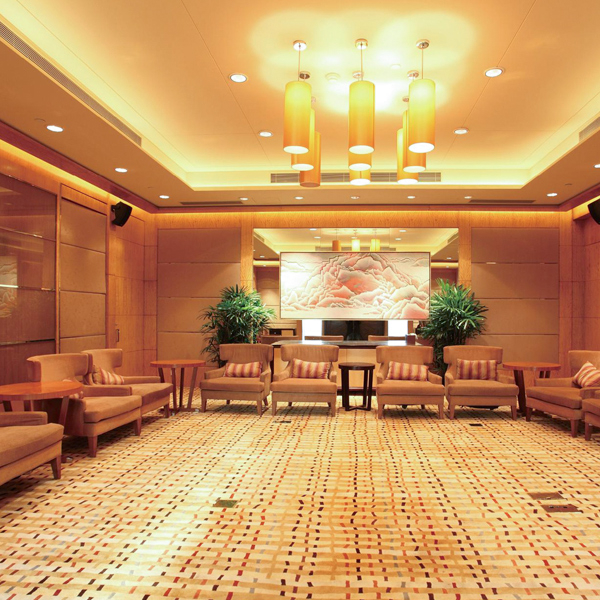 Custom luxury carpet produced by the Robotic Tufting Machine