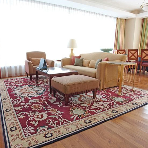 Custom luxury carpet produced by the Robotic Tufting Machine