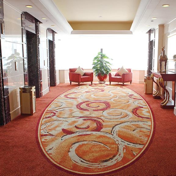 Custom luxury carpet produced by the Robotic Tufting Machine