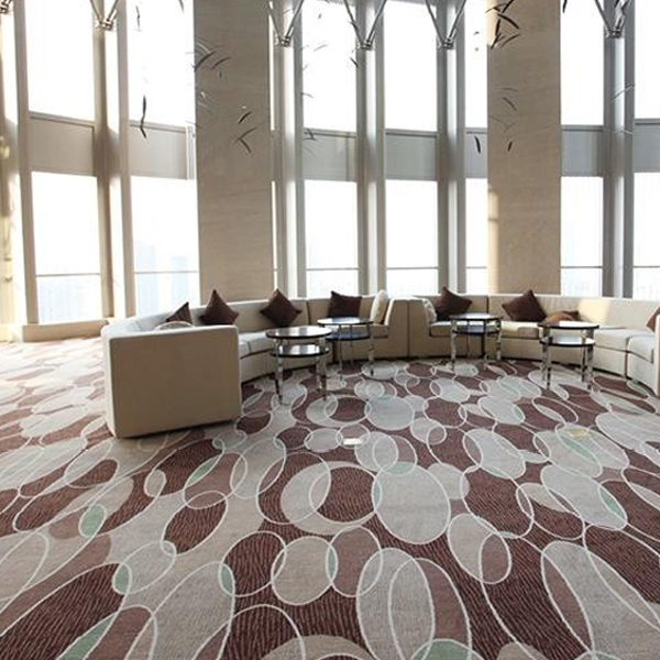 Custom luxury carpet produced by the Robotic Tufting Machine