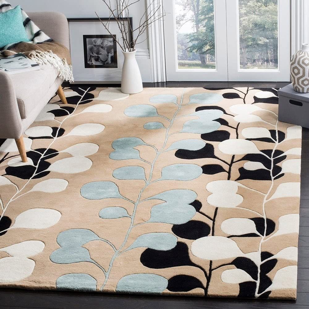 Custom luxury carpet produced by the Robotic Tufting Machine