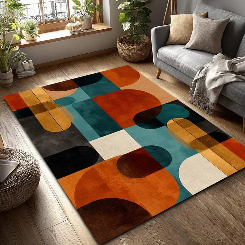 Custom luxury carpet produced by the Robotic Tufting Machine