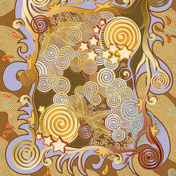 Custom luxury carpet produced by the Robotic Tufting Machine