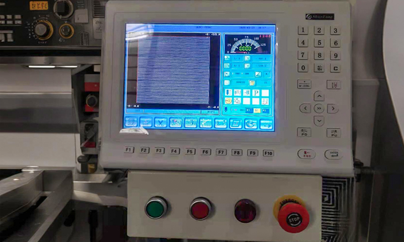 Intelligent control panel of computer tufting machine