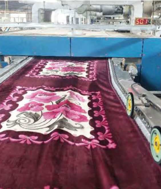 High Temperature Setting LINE For Fleece Fabric
