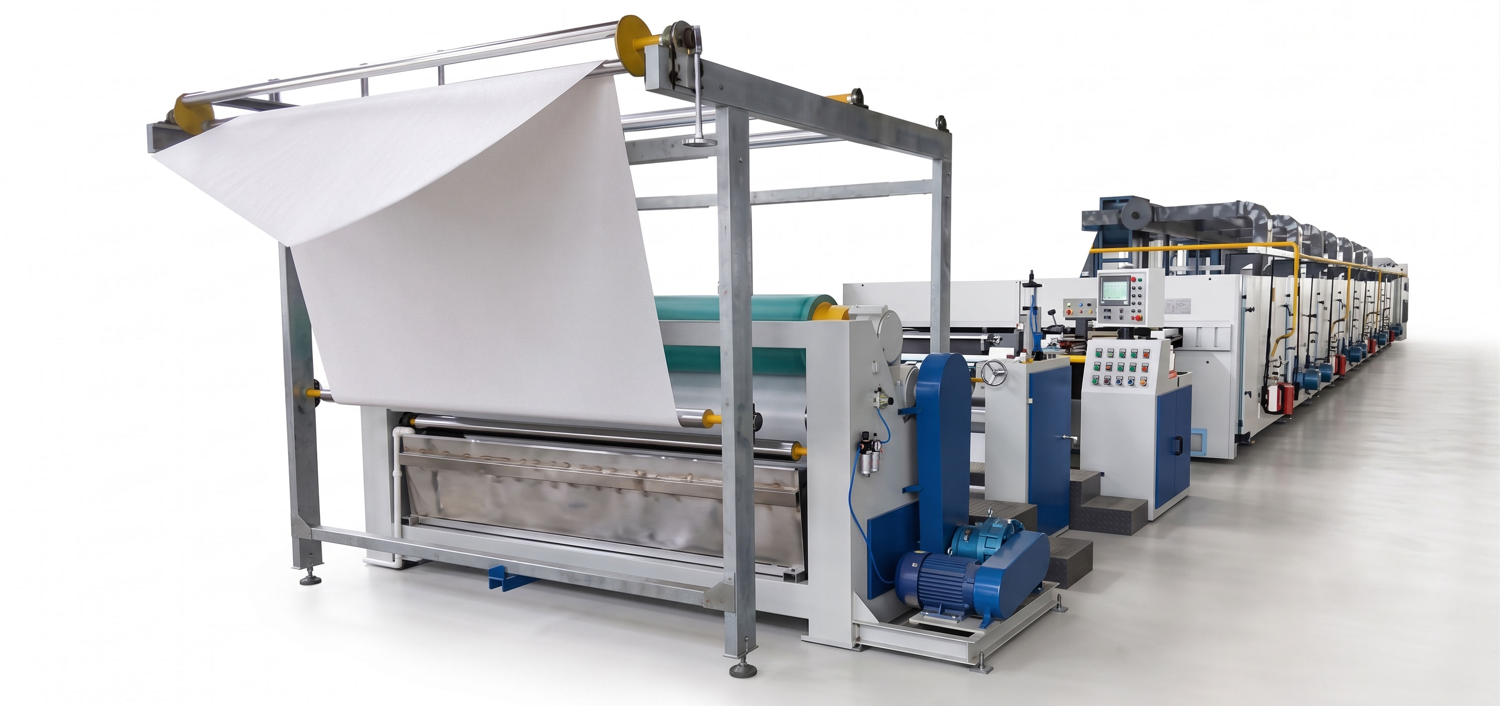 Back Coating LINE For Needle Punched Nonwoven Fabric